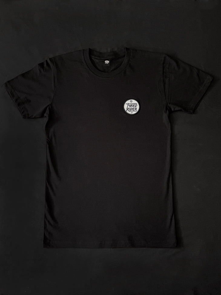 Black Woven Badge - T-shirt