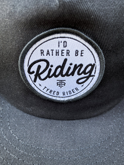 Rather be Riding - Snapback Cap