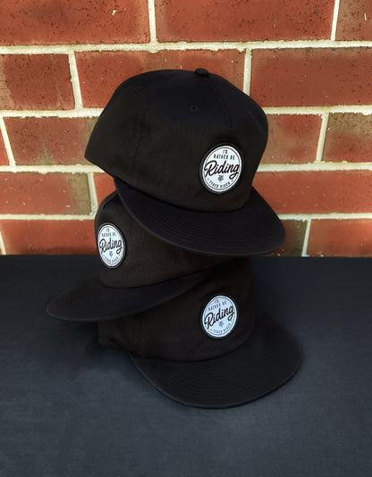 Rather be Riding - Snapback Cap