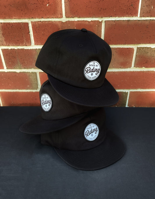 Rather be Riding - Snapback Cap